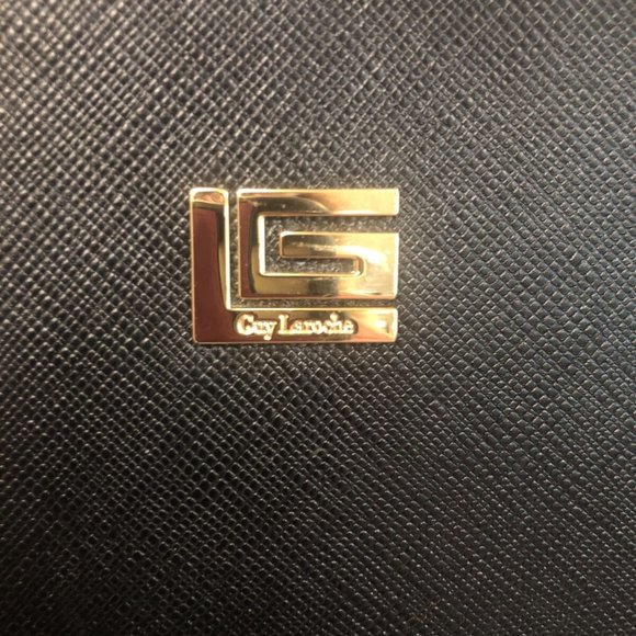 Authentic Guy Laroche Paris Saffiano Satchel Tote - Picture 2 of 12